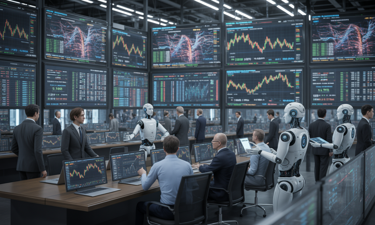 découvrez comment l'intelligence artificielle transforme le monde de la bourse, en révolutionnant l'analyse des données, la prise de décisions et les stratégies d'investissement.